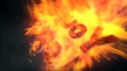 Make a Burning logo animation