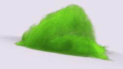 Make a Colored smoke 3d logo animation