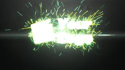 Make a Energy particle reveal logo